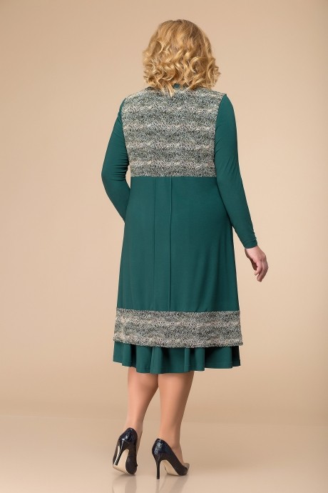 Вечернее платье Romanovich Style 3-1261 зеленый размер 60-64 #4