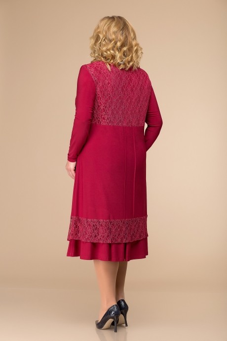 Вечернее платье Romanovich Style 3-1261 бордо размер 60-64 #2