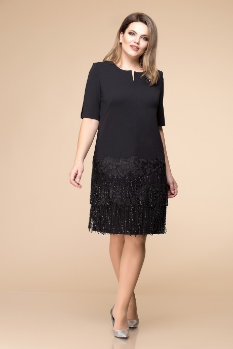 Вечернее платье Romanovich Style 1-1736 чёрный размер 50-54 #1