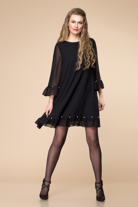 Вечернее платье Romanovich Style 1-1744 чёрный размер 46-50 #1