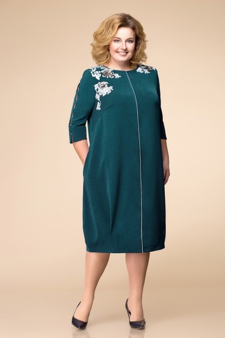 Вечернее платье Romanovich Style 1-1731 изумруд размер 56-60 #1