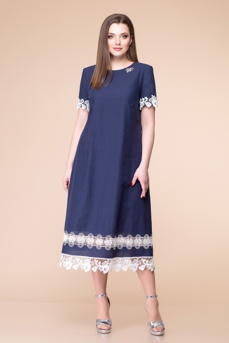 Платье Romanovich Style 1-1786 синий размер 50-54 #1
