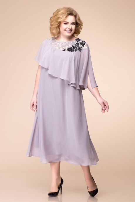 Вечернее платье Romanovich Style 1-1778 серый размер 58-62 #2