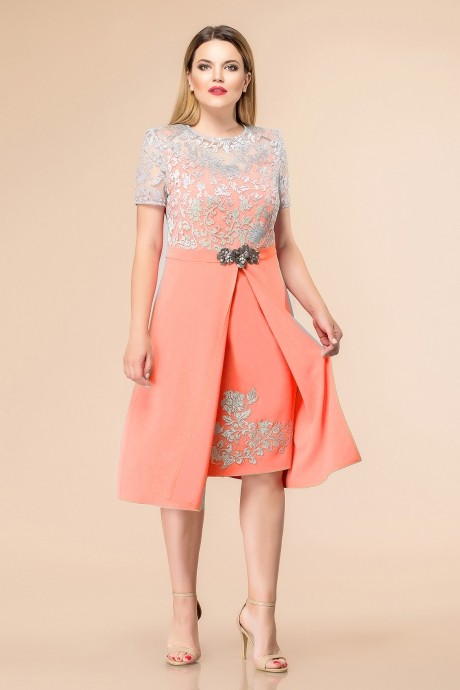 Вечернее платье Romanovich Style 1-1633 персик размер 50-54 #1
