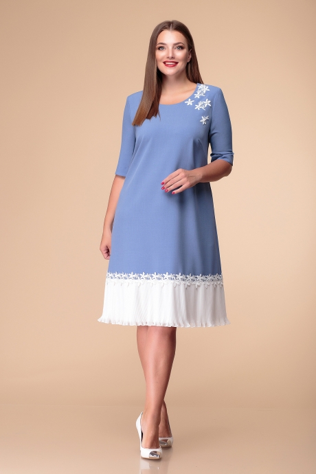 Платье Romanovich Style 1-1839 деним размер 52-56 #1