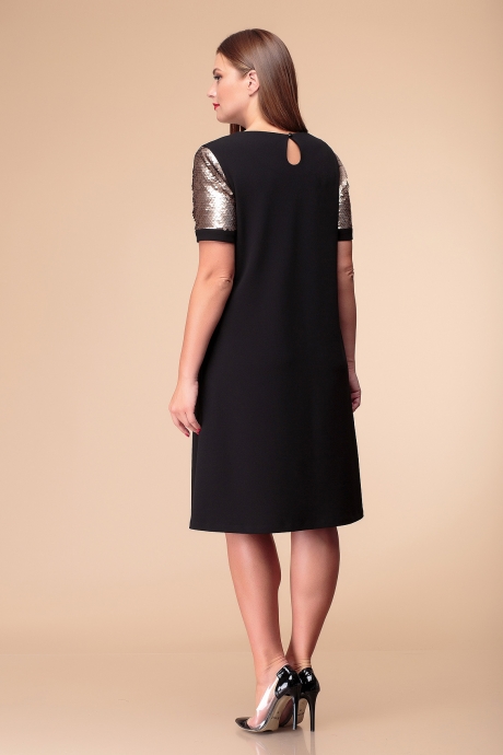 Вечернее платье Romanovich Style 1-1853 черный размер 52-56 #2