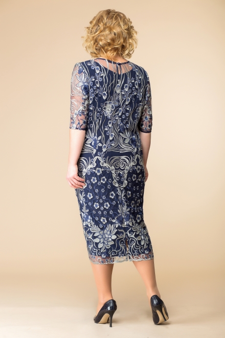 Вечернее платье Romanovich Style 1-1584 синий размер 60-64 #2