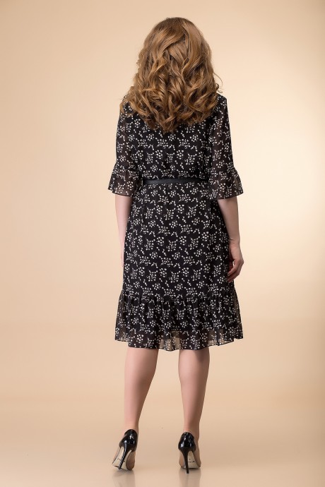 Платье Romanovich Style 1-2048 чёрный\белый размер 50-54 #3