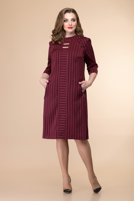 Платье Romanovich Style 1-2011 бордовый размер 50-54 #1