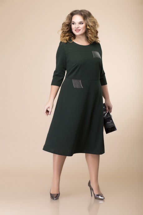 Платье Romanovich Style 1-2088 зелень размер 58-62 #1