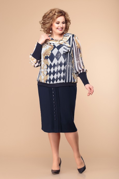 Платье Romanovich Style 1-1048 чёрный размер 54-58 #1