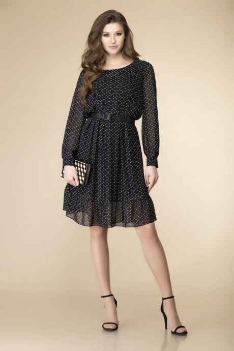 Платье Romanovich Style 1-2096 чёрный размер 46-50 #1