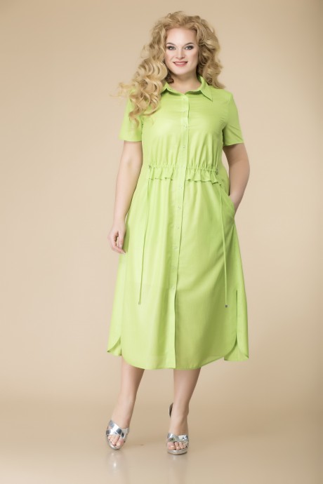Платье Romanovich Style 1-2112 салатовый размер 52-56 #2