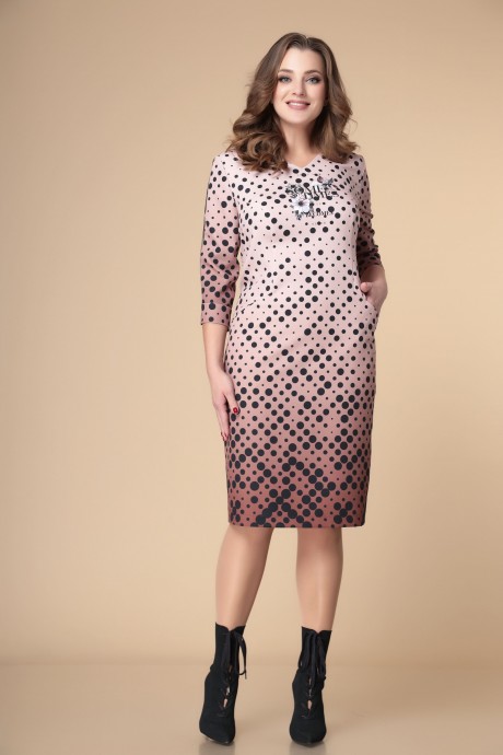Платье Romanovich Style 1-2237 коричневые тона размер 52-56 #2