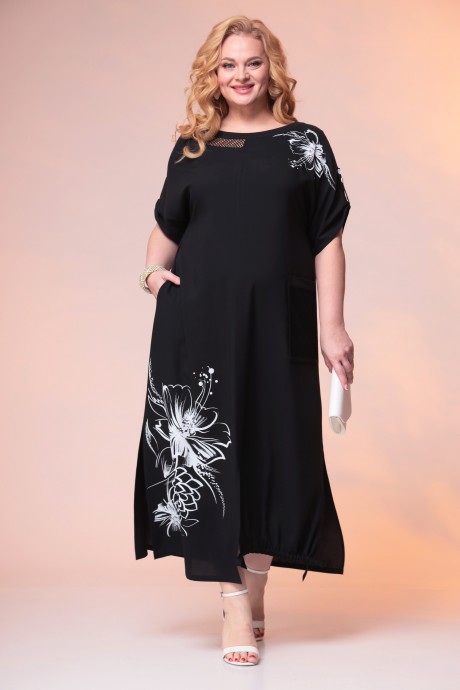 Платье Romanovich Style 1-2375 черный размер 54-58 #2