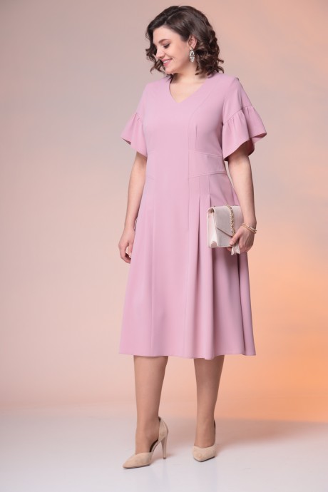 Платье Romanovich Style 1-2374 розовая пудра размер 50-54 #1
