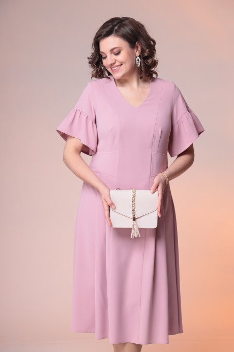 Платье Romanovich Style 1-2374 розовая пудра размер 50-54 #2