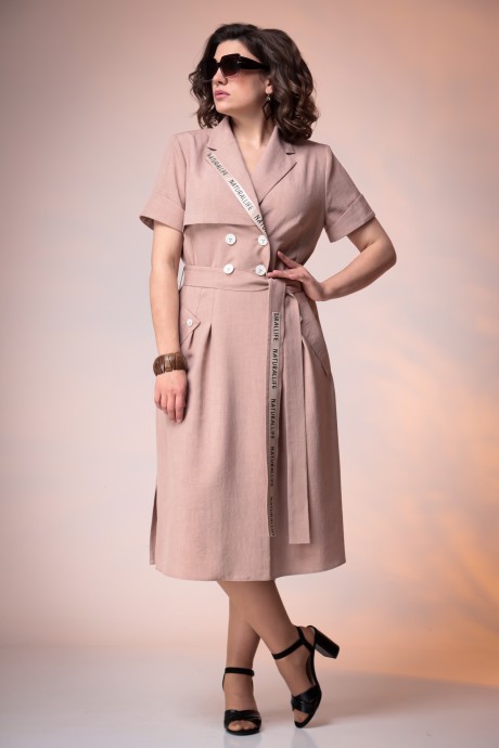 Платье Romanovich Style 1-2390 бежевый размер 52-56 #1
