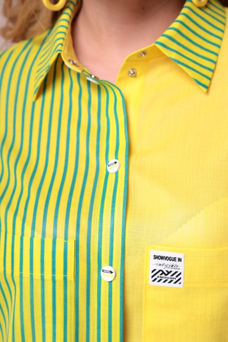 Рубашка Romanovich Style 8-2398 зелено-желтый размер 54-58 #6