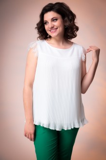 Блузка Romanovich Style 8-2388 белый зелень #1