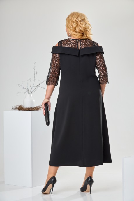Вечернее платье Romanovich Style 2291 черный размер 58-62 #6
