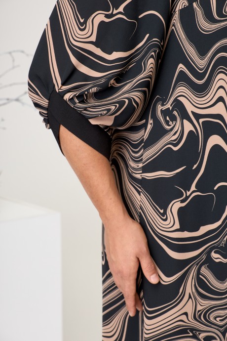 Платье Romanovich Style 2442 чёрный/ бежевый размер 50-60 #7