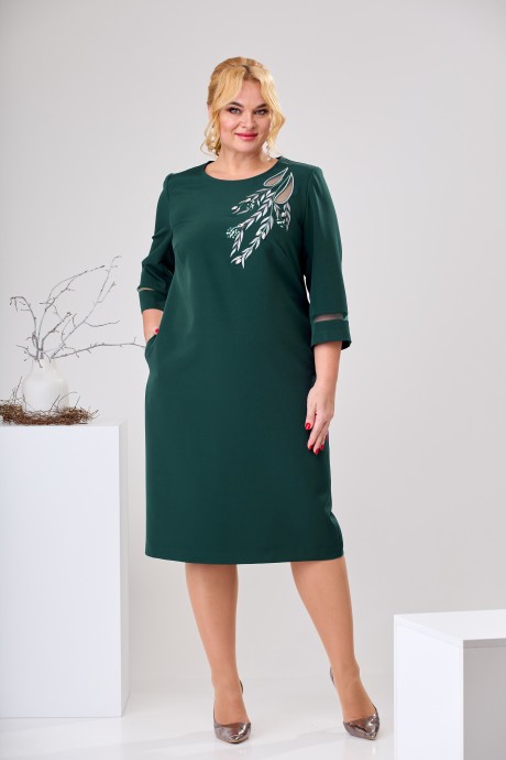 Вечернее платье Romanovich Style 2426 изумруд размер 56-66 #2