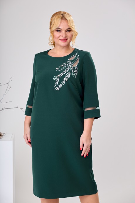 Вечернее платье Romanovich Style 2426 изумруд размер 56-66 #3
