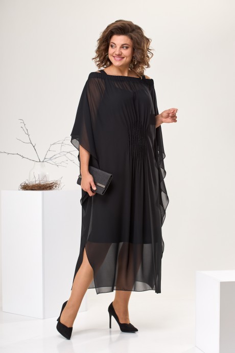 Вечернее платье Romanovich Style 2433 черный размер 50-54 #1