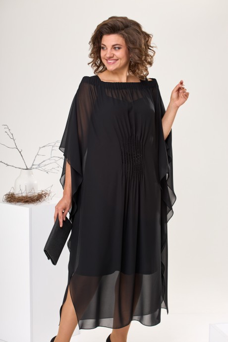 Вечернее платье Romanovich Style 2433 черный размер 50-54 #3