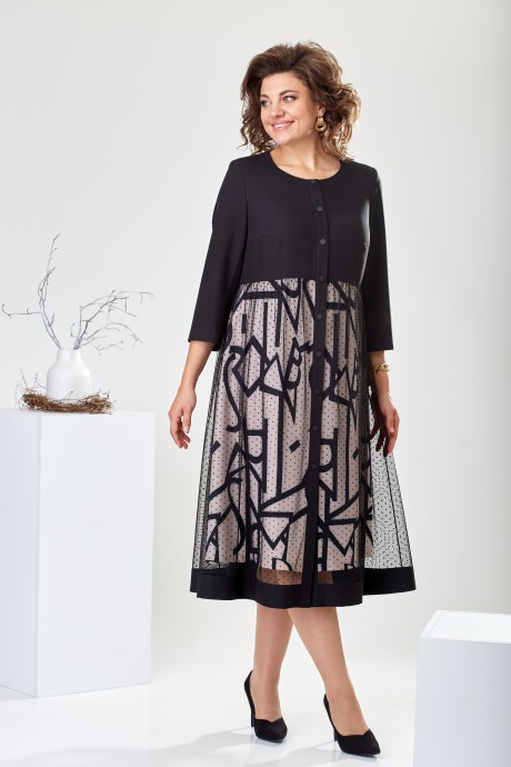 Вечернее платье Romanovich Style 2446 черный размер 50-54 #2
