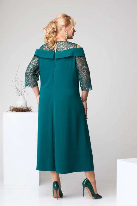 Вечернее платье Romanovich Style 2291 бирюзовый размер 58-62 #5