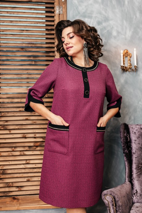 Платье Romanovich Style 1-2478 фуксия размер 48-52 #2