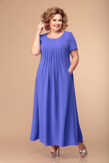 Платье Romanovich Style 1-1826 насыщеннный голубой размер 50-66 #1