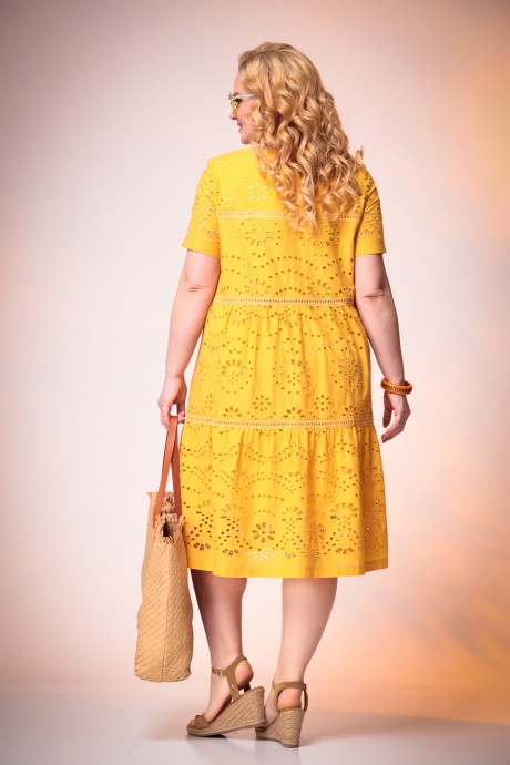 Платье Romanovich Style 1-2387 горчица размер 52-56 #4
