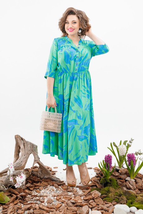 Платье Romanovich Style 1-2373д зеленый размер 52-56 #2