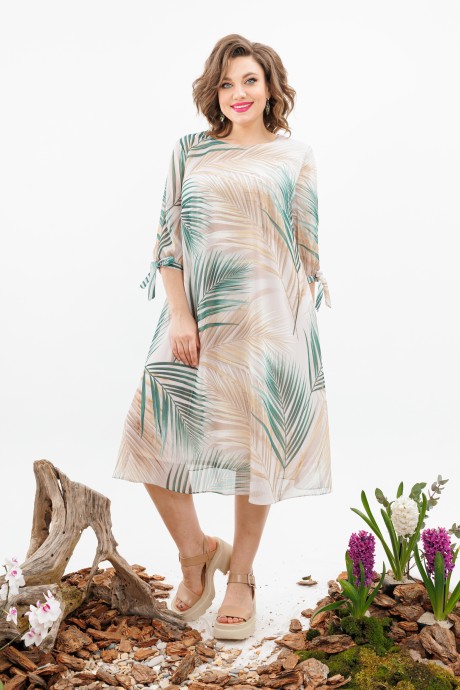 Платье Romanovich Style 1-2518 бежевый размер 54-58 #1