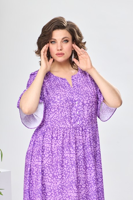Платье Romanovich Style 1-2528 фиолетовый размер 52-56 #5