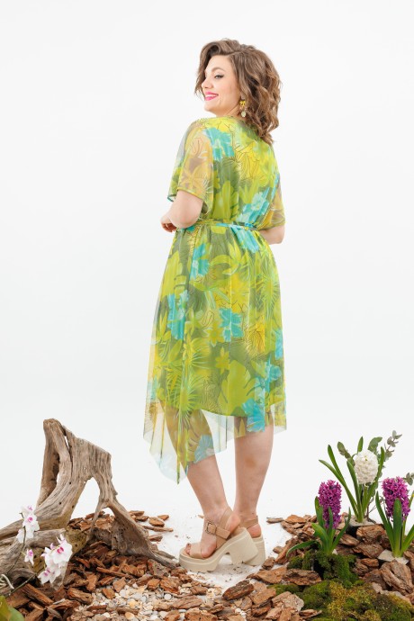 Платье Romanovich Style 3-2514 ярко зеленый размер 54-58 #4
