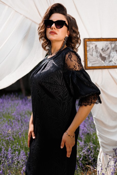 Вечернее платье Romanovich Style 1-2536 чёрный размер 52-56 #3