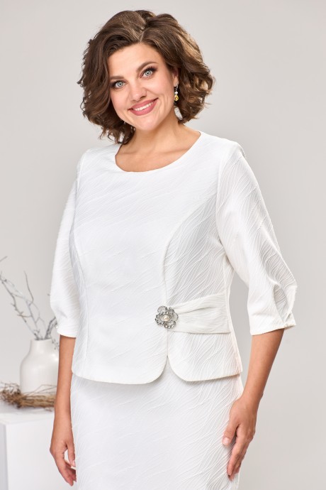 Вечернее платье Romanovich Style 1-2537 двойка белый размер 52-56 #2