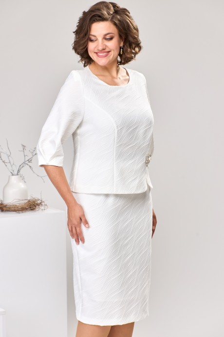 Вечернее платье Romanovich Style 1-2537 двойка белый размер 52-56 #3