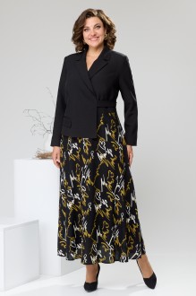 Платье Romanovich Style 1-2468 чёрный, буквы #1