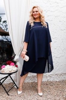 Вечернее платье Romanovich Style 1-2549 синий #1
