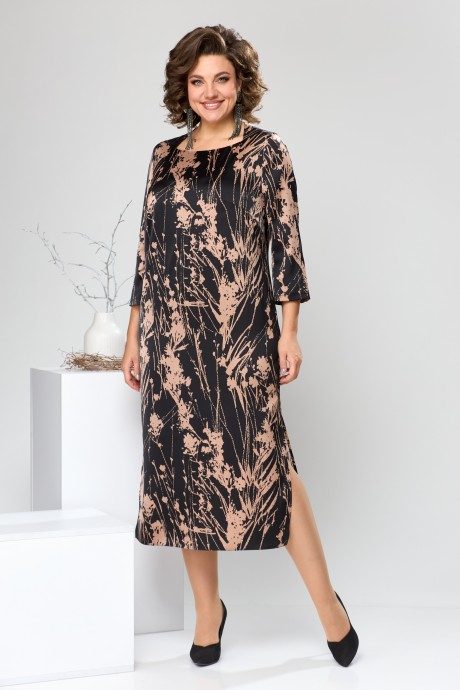 Платье Romanovich Style 2614 черный размер 52-56 #1