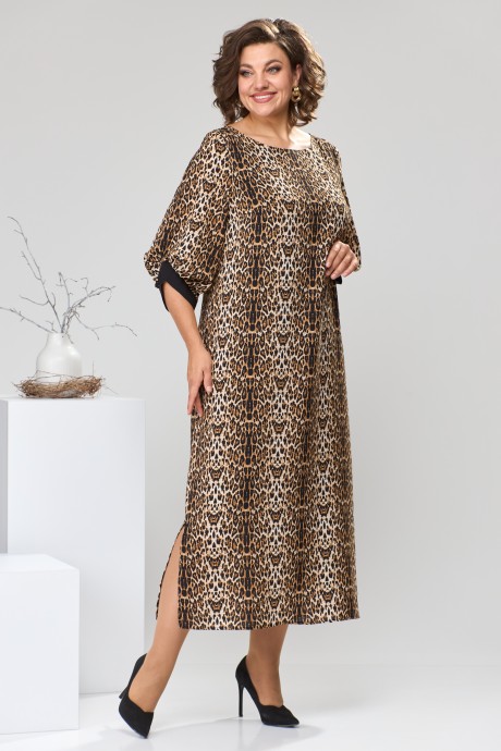 Платье Romanovich Style 2442 леопард размер 50-64 #2