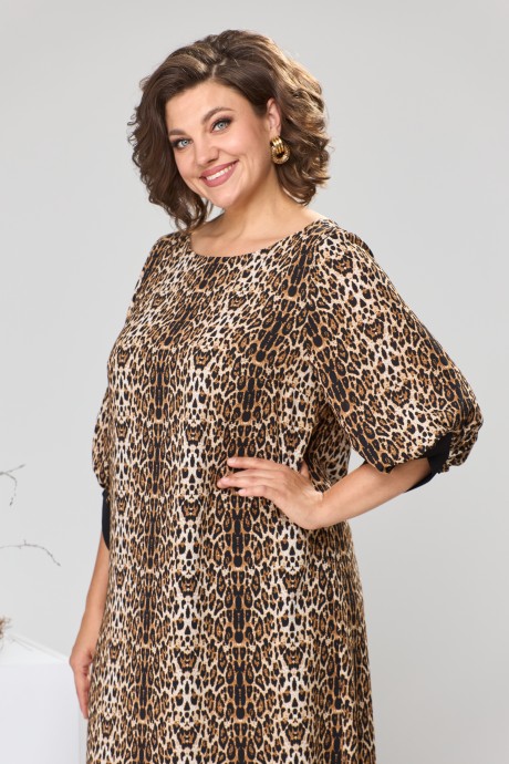 Платье Romanovich Style 2442 леопард размер 50-64 #3