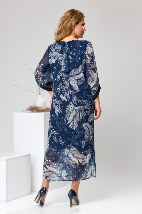 Платье Romanovich Style 2442 синий,принт размер 50-64 #4