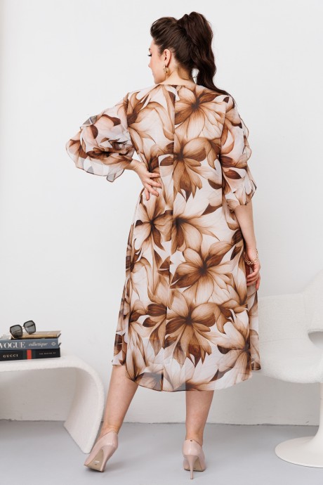 Платье Romanovich Style 1-2643 коричневый размер 52-56 #7