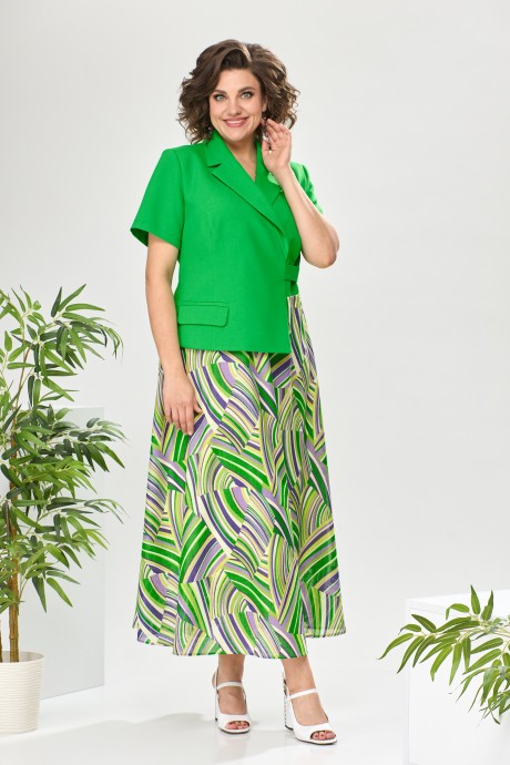 Платье Romanovich Style 1-2468К зеленый размер 52-56 #1
